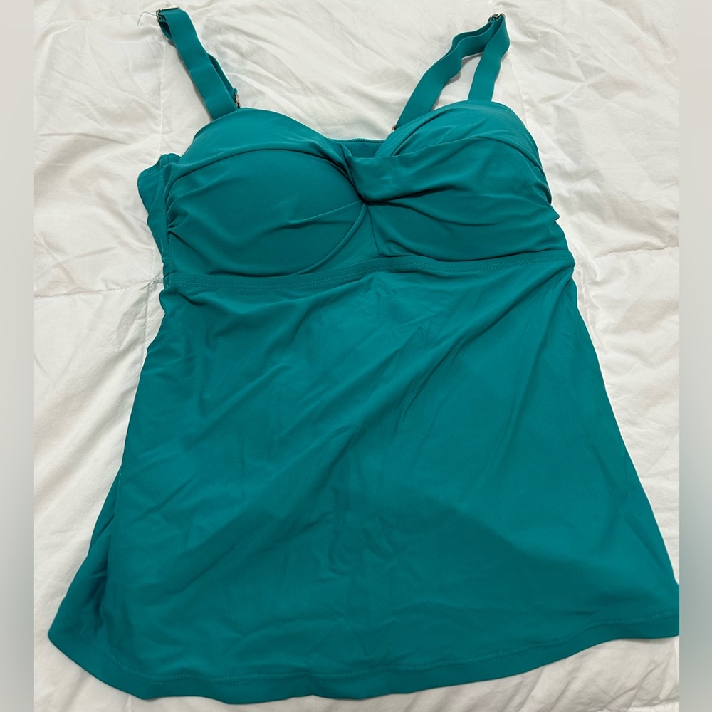 Catalina Turquoise Two Piece Swimsuit